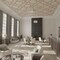 Ekena Millwork 83W x 83H x 38T Large Anderson Decorative Fretwork Wood Ceiling Panels, Cherry CELW83X83X0375ANDCH - alternate 7